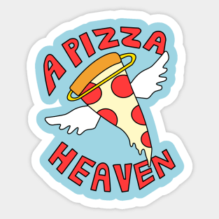 A Pizza Heaven Sticker